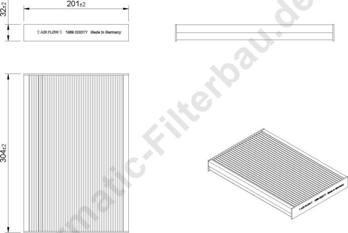 Airmatic IF1589 - Filtre, air de l'habitacle cwaw.fr