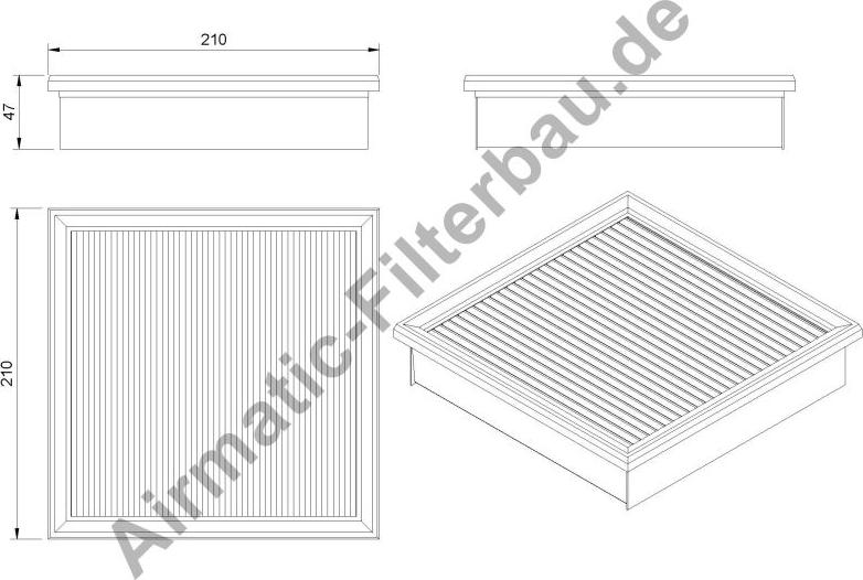 Airmatic IF1617 - Filtre, air de l'habitacle cwaw.fr