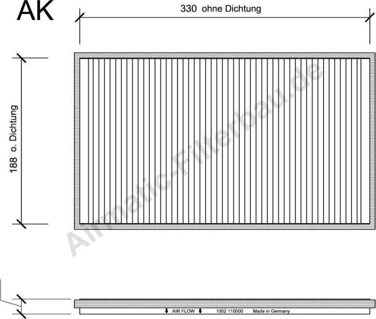 Airmatic IF1002 - Filtre, air de l'habitacle cwaw.fr