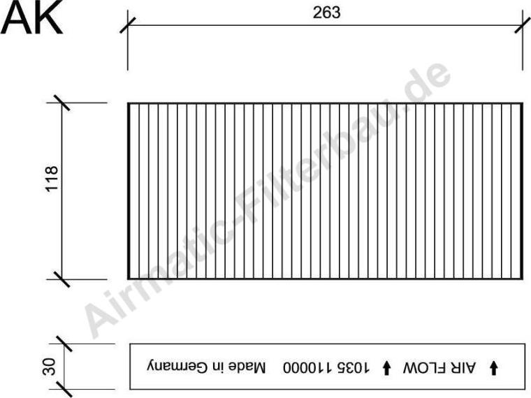 Airmatic IF1035 - Filtre, air de l'habitacle cwaw.fr