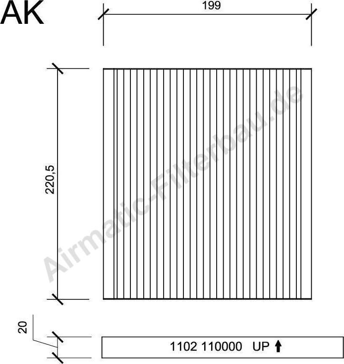 Airmatic IF1102 - Filtre, air de l'habitacle cwaw.fr