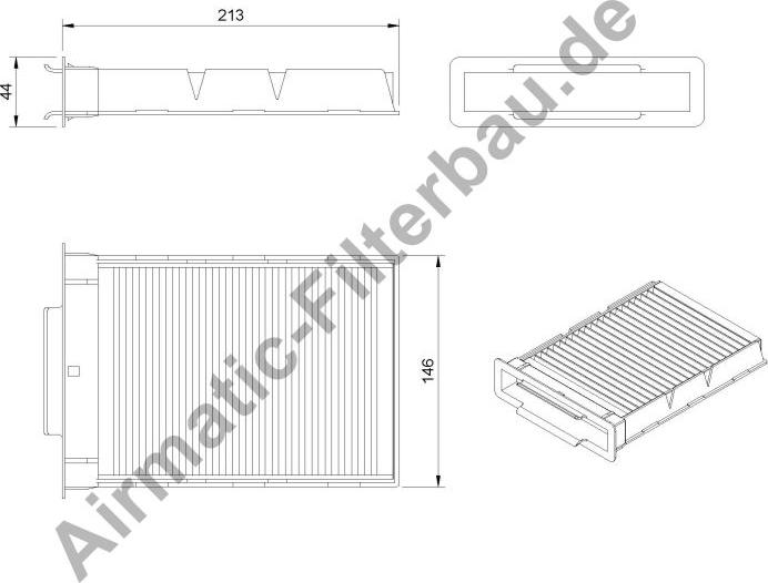 Airmatic IF1136B - Filtre, air de l'habitacle cwaw.fr