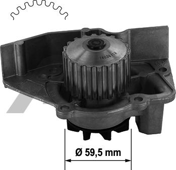 Airtex 1359 - Pompe à eau cwaw.fr