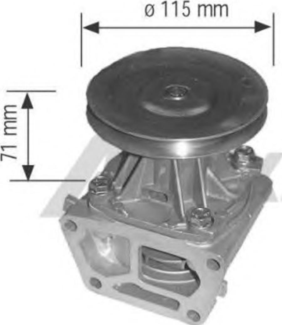 Airtex 1376 - Pompe à eau cwaw.fr