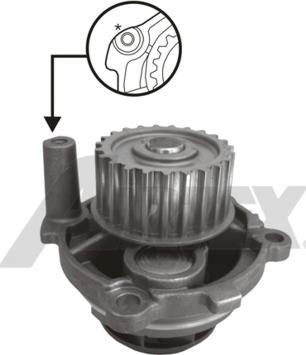 Airtex 1703 - Pompe à eau cwaw.fr