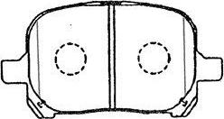 AISIN A1N097 - Kit de plaquettes de frein, frein à disque cwaw.fr