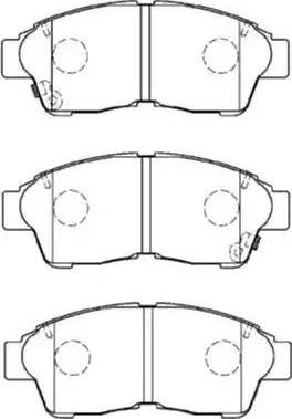 AISIN A1N048 - Kit de plaquettes de frein, frein à disque cwaw.fr