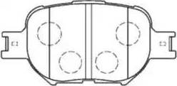 AISIN A1N065 - Kit de plaquettes de frein, frein à disque cwaw.fr