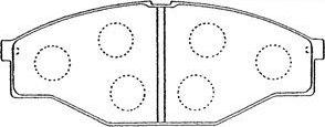 AISIN A1N063 - Kit de plaquettes de frein, frein à disque cwaw.fr