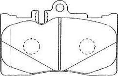 AISIN A1N009 - Kit de plaquettes de frein, frein à disque cwaw.fr