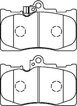 AISIN A1N166 - Kit de plaquettes de frein, frein à disque cwaw.fr