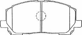 AISIN A1N103 - Kit de plaquettes de frein, frein à disque cwaw.fr