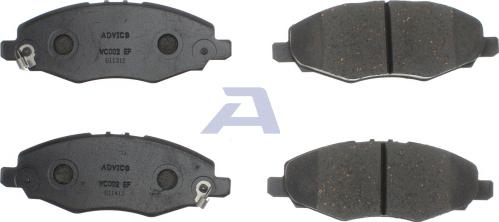 AISIN A1N138 - Kit de plaquettes de frein, frein à disque cwaw.fr