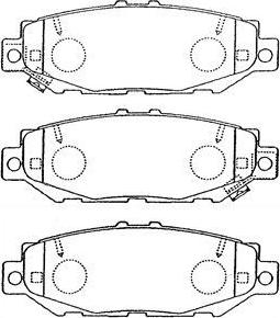 AISIN A2N059 - Kit de plaquettes de frein, frein à disque cwaw.fr