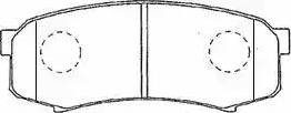 AISIN A2N022 - Kit de plaquettes de frein, frein à disque cwaw.fr