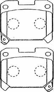 AISIN A2N027 - Kit de plaquettes de frein, frein à disque cwaw.fr