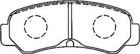 AISIN A2N076 - Kit de plaquettes de frein, frein à disque cwaw.fr