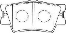 AISIN A2N130 - Kit de plaquettes de frein, frein à disque cwaw.fr