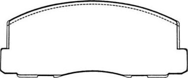 AISIN ASN-99 - Kit de plaquettes de frein, frein à disque cwaw.fr