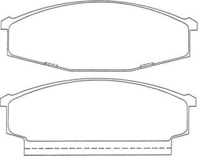 AISIN ASN-53W - Kit de plaquettes de frein, frein à disque cwaw.fr