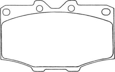 AISIN ASN-60 - Kit de plaquettes de frein, frein à disque cwaw.fr