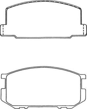 AISIN ASN-67 - Kit de plaquettes de frein, frein à disque cwaw.fr