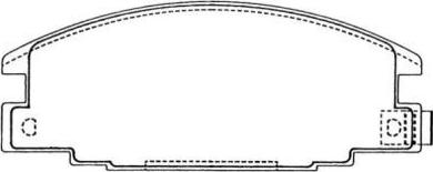 AISIN ASN-191 - Kit de plaquettes de frein, frein à disque cwaw.fr