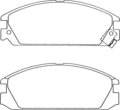 AISIN ASN-155 - Kit de plaquettes de frein, frein à disque cwaw.fr