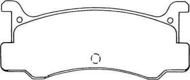 AISIN ASN-164 - Kit de plaquettes de frein, frein à disque cwaw.fr