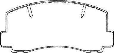 AISIN ASN-100 - Kit de plaquettes de frein, frein à disque cwaw.fr