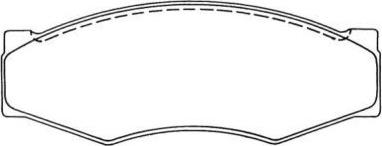 AISIN ASN-118 - Kit de plaquettes de frein, frein à disque cwaw.fr