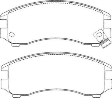 AISIN ASN-183 - Kit de plaquettes de frein, frein à disque cwaw.fr