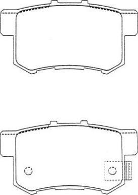 BOSCH 986461006 - Kit de plaquettes de frein, frein à disque cwaw.fr