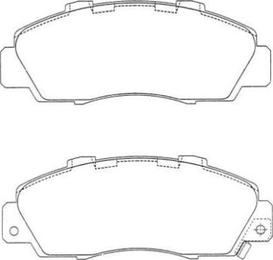 AISIN ASN-187 - Kit de plaquettes de frein, frein à disque cwaw.fr