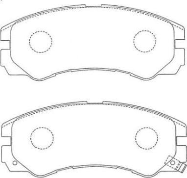 AISIN ASN-139 - Kit de plaquettes de frein, frein à disque cwaw.fr