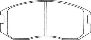 AISIN ASN-133 - Kit de plaquettes de frein, frein à disque cwaw.fr