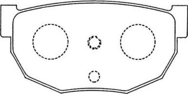 AISIN ASN-89 - Kit de plaquettes de frein, frein à disque cwaw.fr