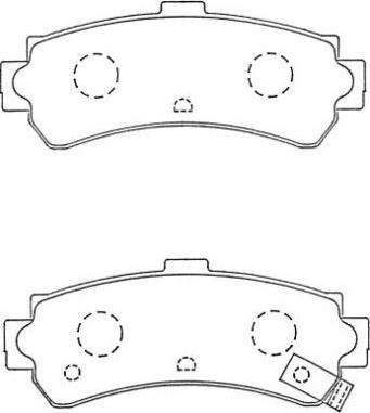 AISIN ASN-256 - Kit de plaquettes de frein, frein à disque cwaw.fr