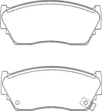 AISIN ASN-209W - Kit de plaquettes de frein, frein à disque cwaw.fr