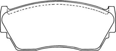 AISIN ASN-209 - Kit de plaquettes de frein, frein à disque cwaw.fr