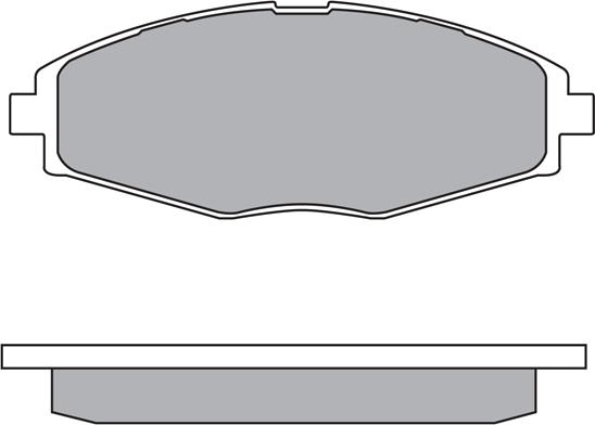 AISIN ASN-2046 - Kit de plaquettes de frein, frein à disque cwaw.fr