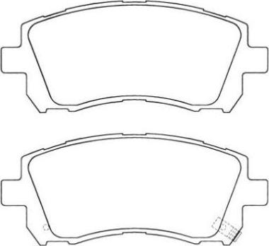 AISIN ASN-2040 - Kit de plaquettes de frein, frein à disque cwaw.fr