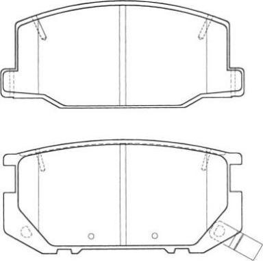 AISIN ASN-2042 - Kit de plaquettes de frein, frein à disque cwaw.fr