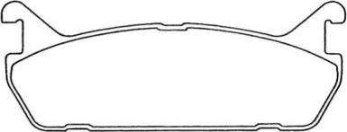 AISIN ASN-204 - Kit de plaquettes de frein, frein à disque cwaw.fr