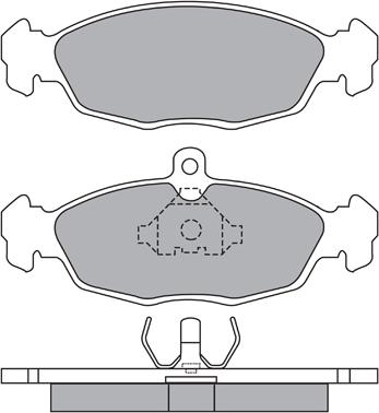 AISIN ASN-2065 - Kit de plaquettes de frein, frein à disque cwaw.fr