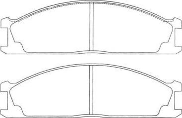 AISIN ASN-2006 - Kit de plaquettes de frein, frein à disque cwaw.fr