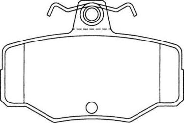 AISIN ASN-2008 - Kit de plaquettes de frein, frein à disque cwaw.fr