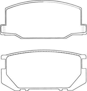 AISIN ASN-2002 - Kit de plaquettes de frein, frein à disque cwaw.fr