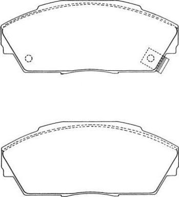 AISIN ASN-200 - Kit de plaquettes de frein, frein à disque cwaw.fr