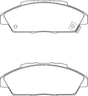 BENDIX 572354 - Kit de plaquettes de frein, frein à disque cwaw.fr